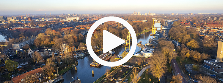 Invaren brug over Noord Hollandsch kanaal, Amsterdam