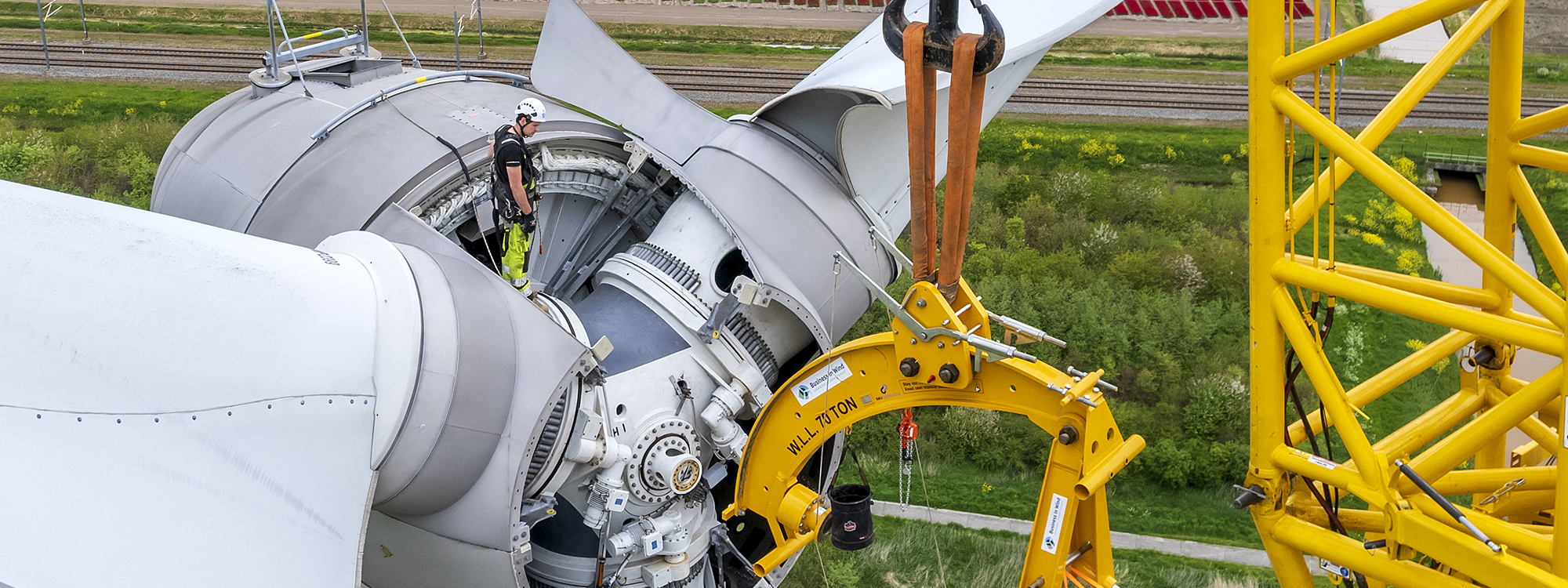 Dismantling 6 Enercon E70 wind turbines 